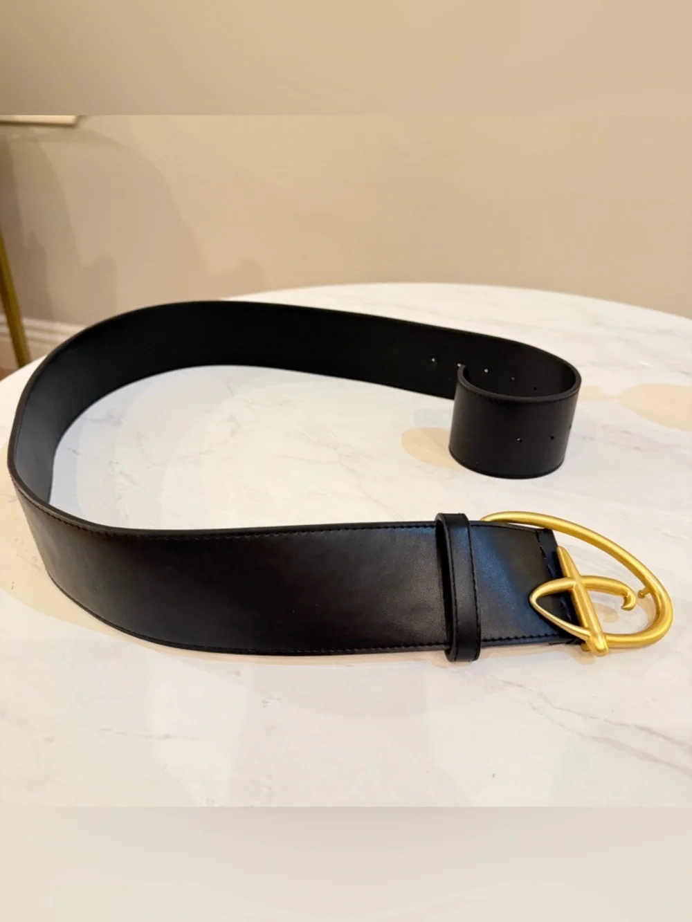 NEW Disney Buckle-Down Signature D Gold Belt size XL